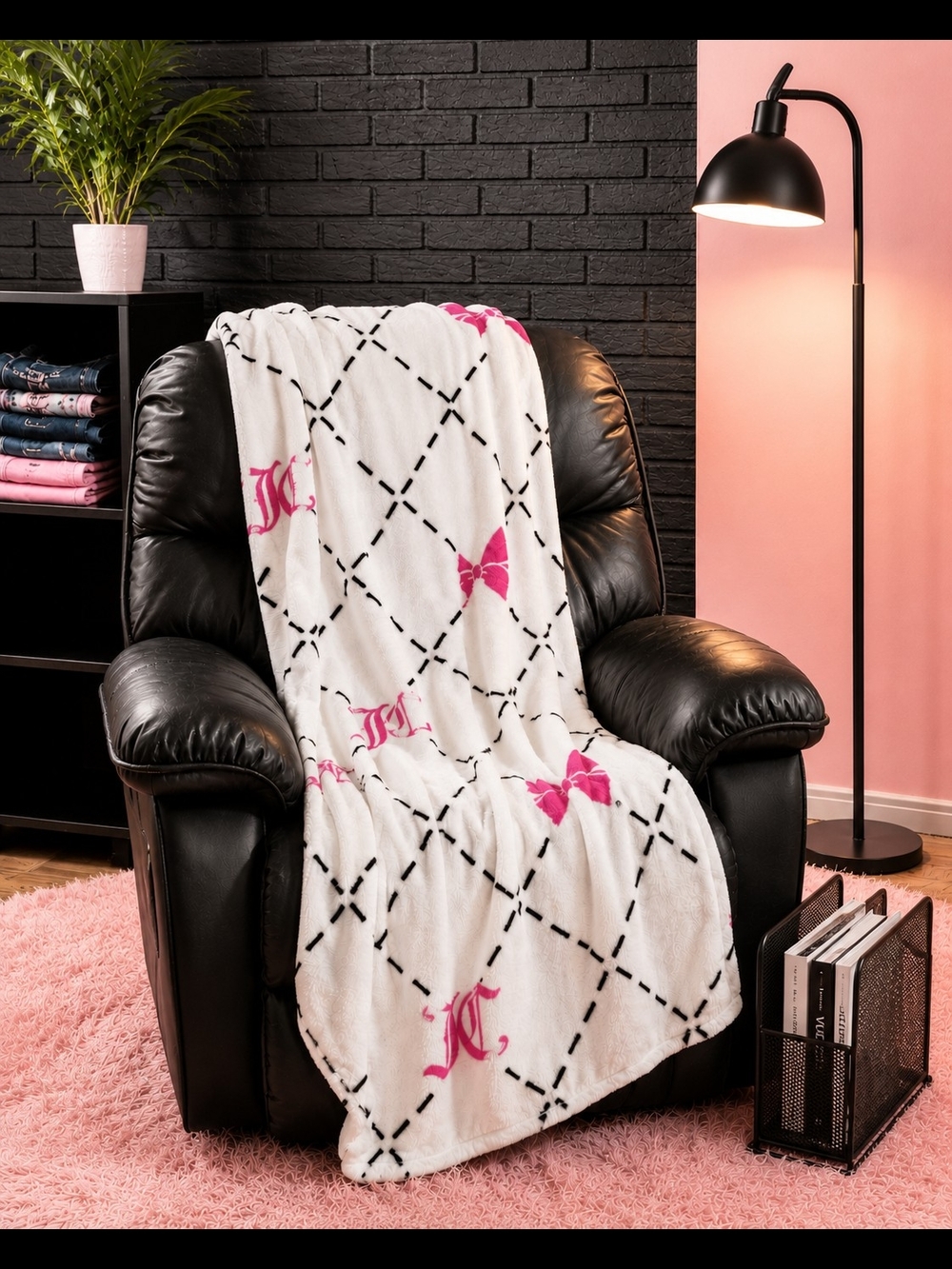 Juicy Couture Throw Blanket